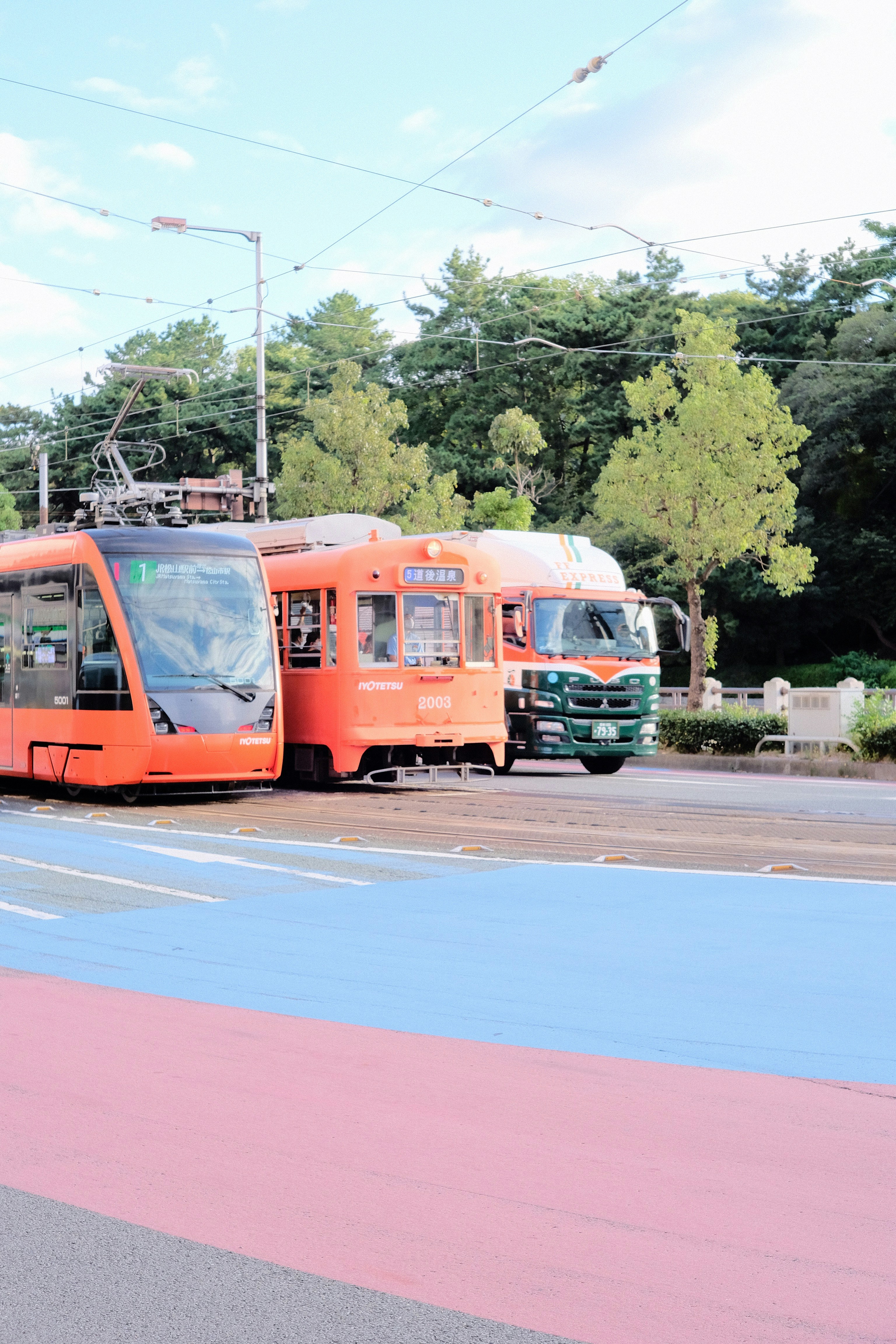 a couple of buses parked next to each other