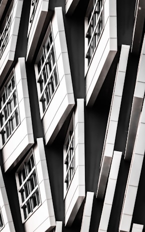 A beautiful installation of windows in a contemporary home.