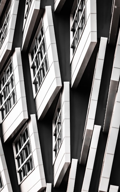 A set of elegant PVC windows installed in a contemporary home setting