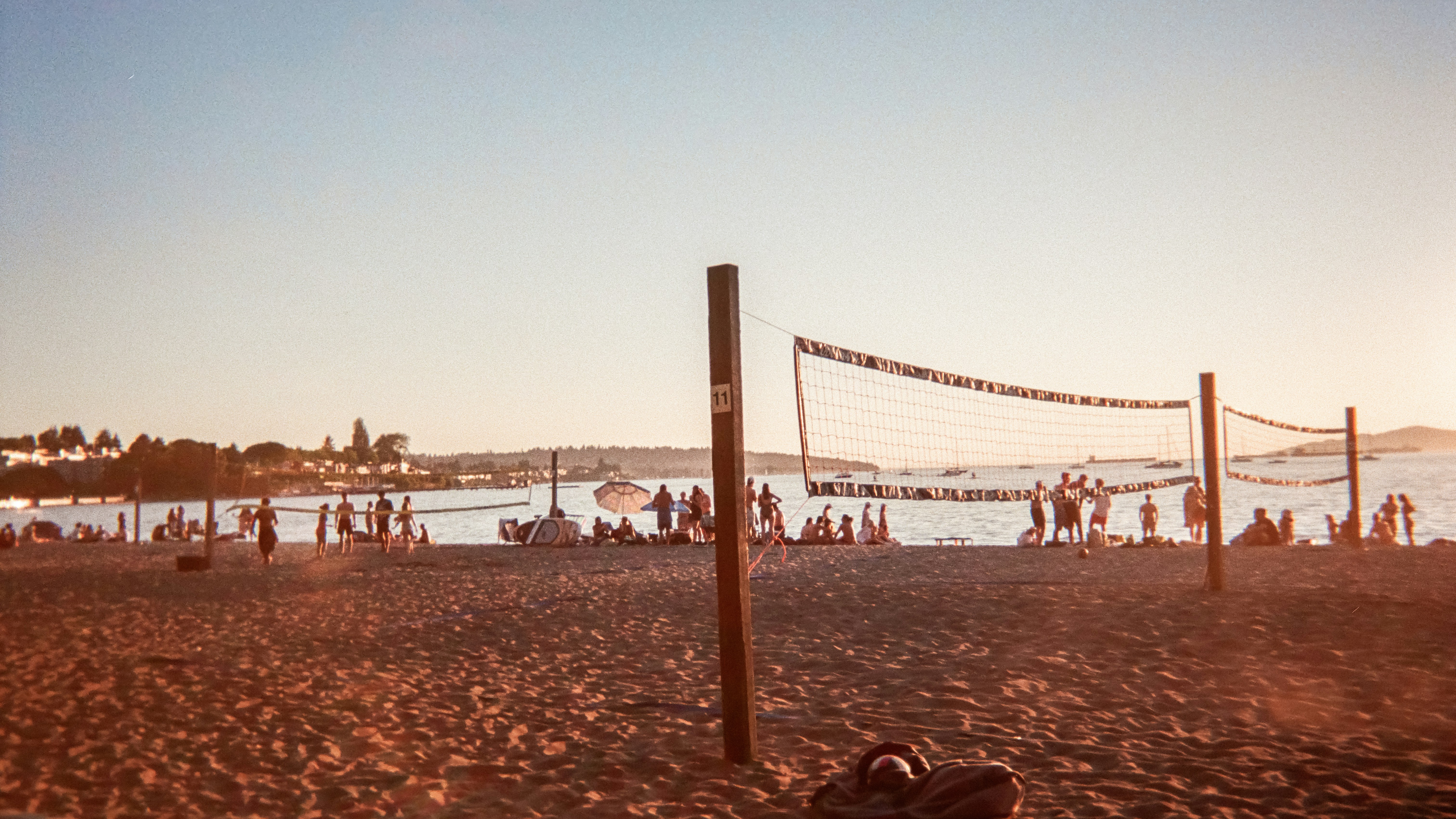 Summer beach volleyball
