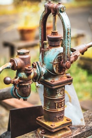 An old water pump