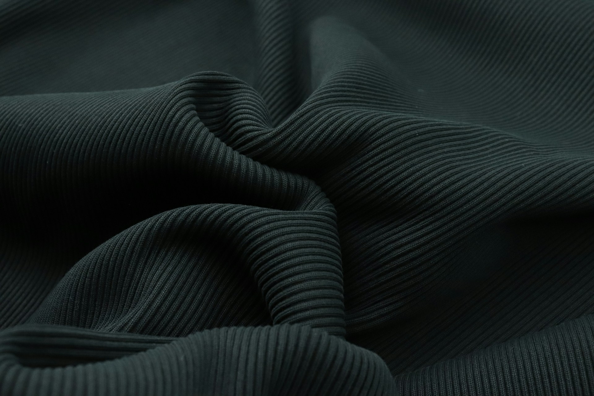 a close up of a black fabric