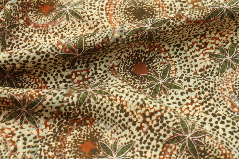 a close up of a pattern on a fabric