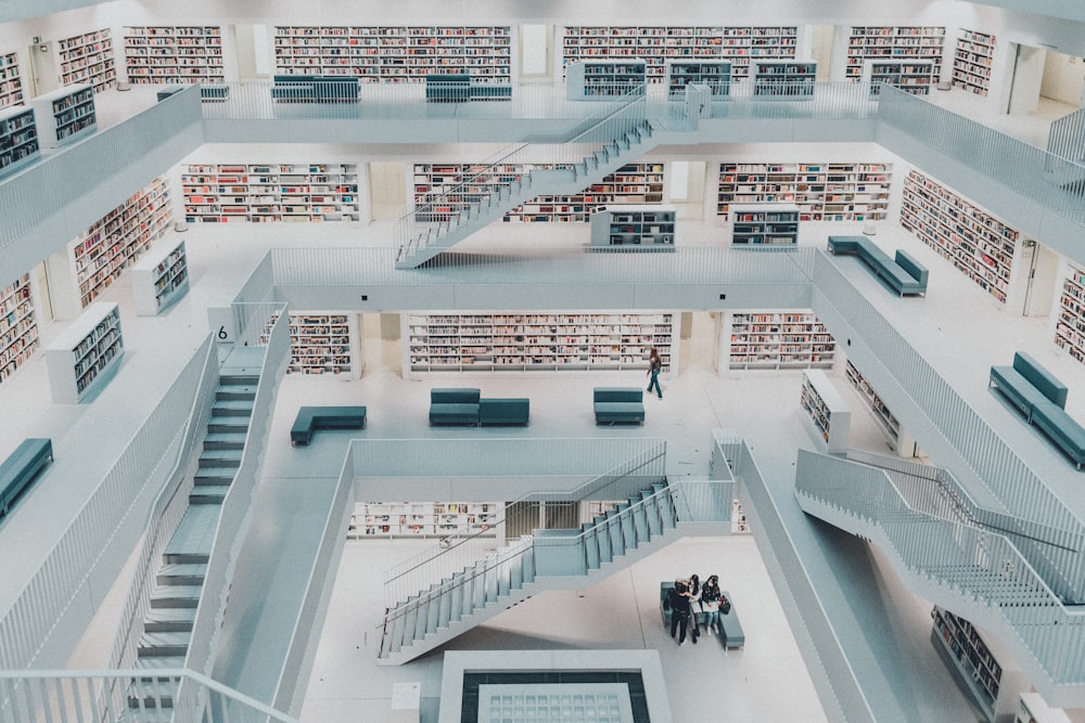 a large library filled with lots of books