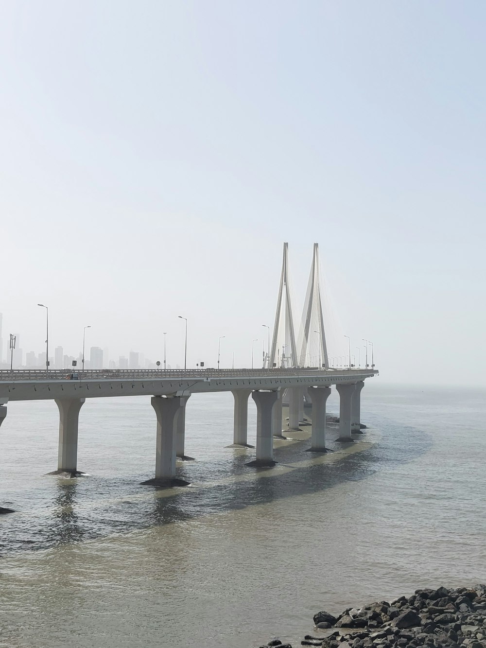 a large bridge over a body of water