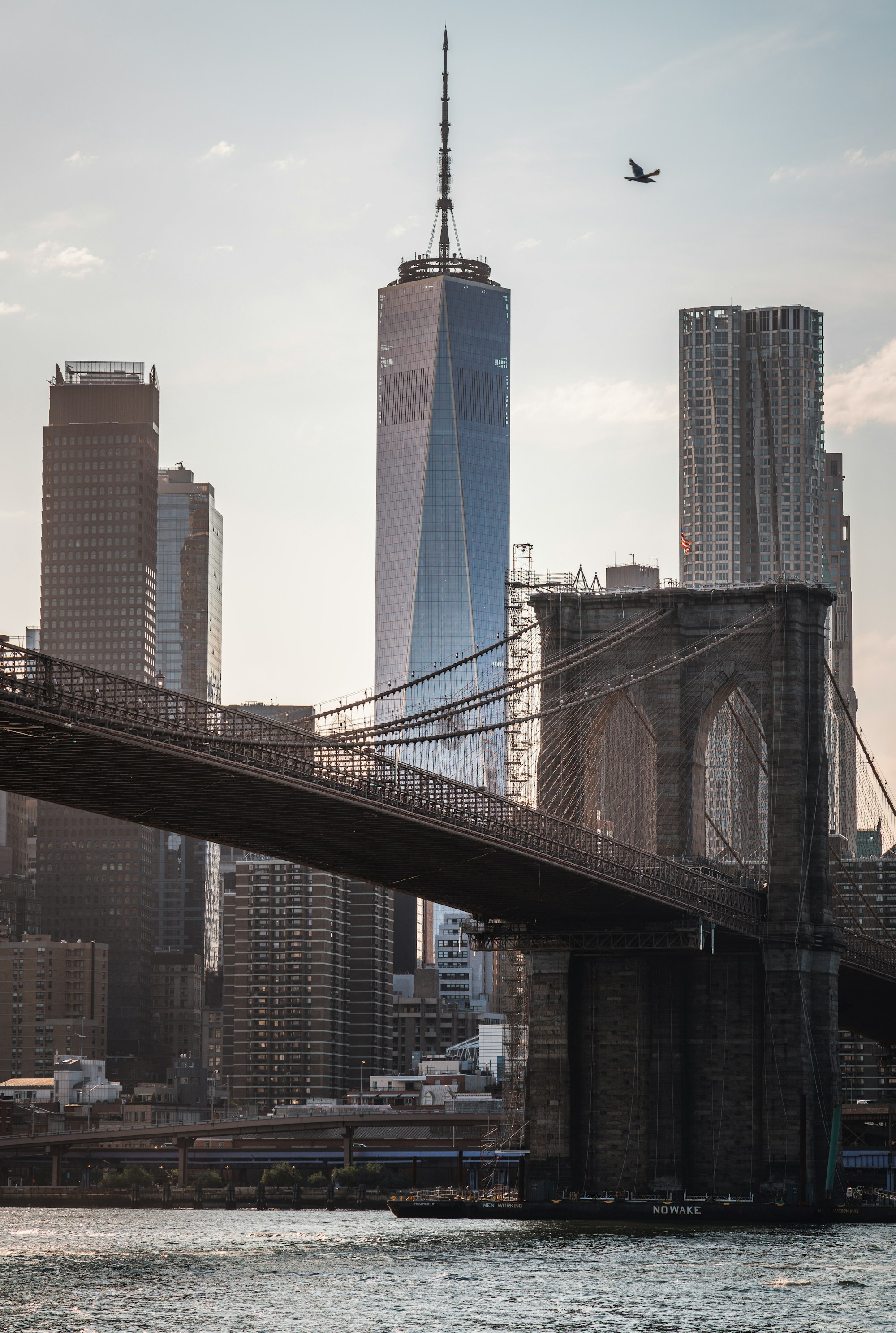 Manhattan at sunset