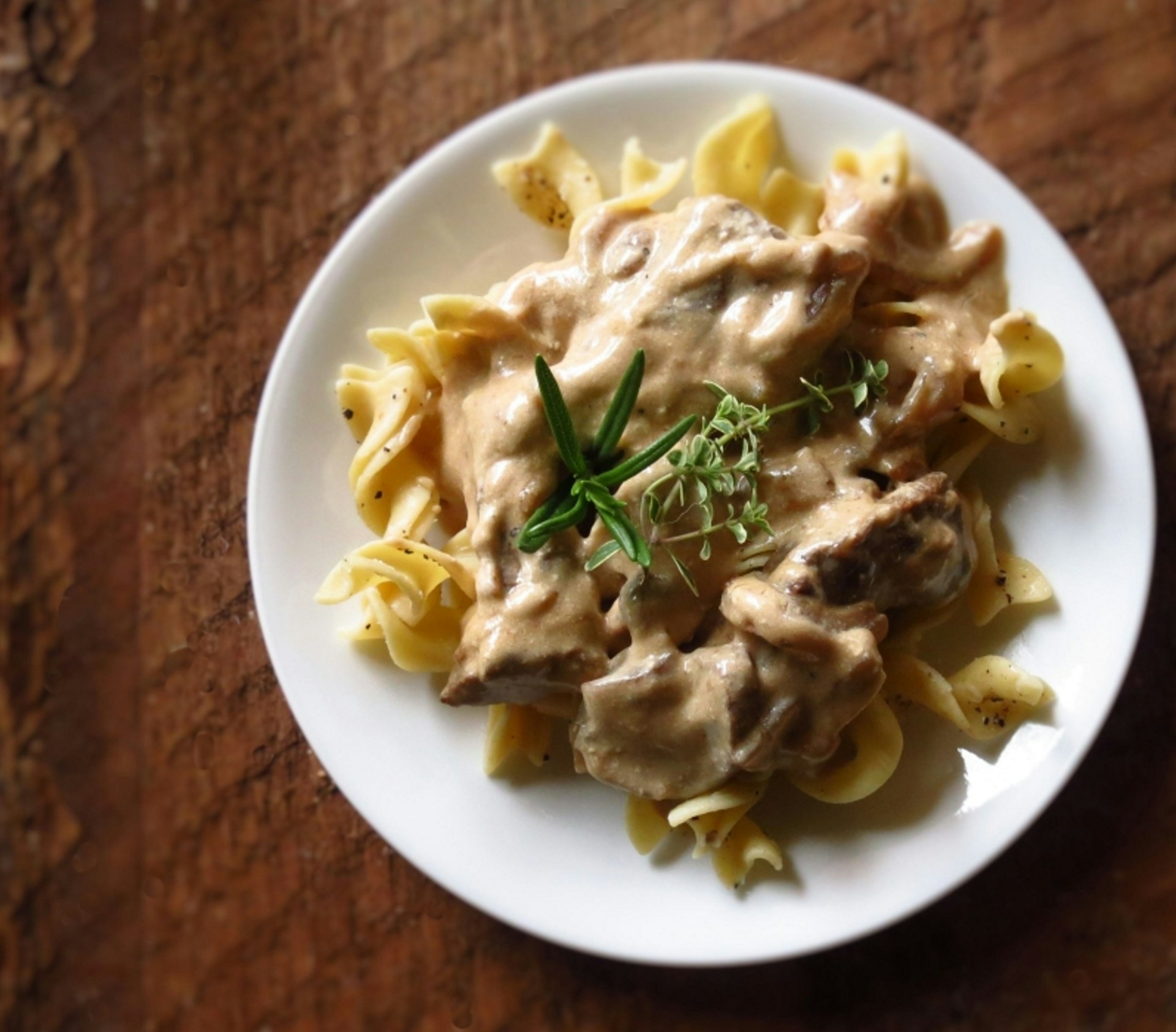 Succulent Crockpot Stroganoff