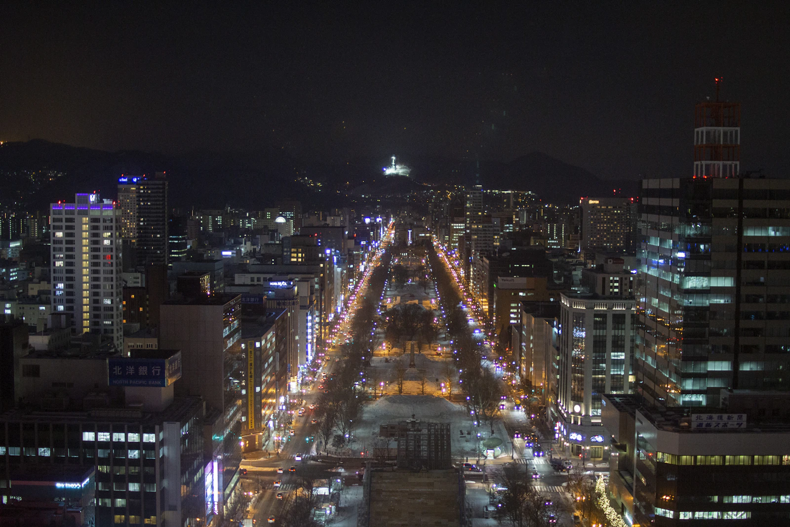 札幌の夜景