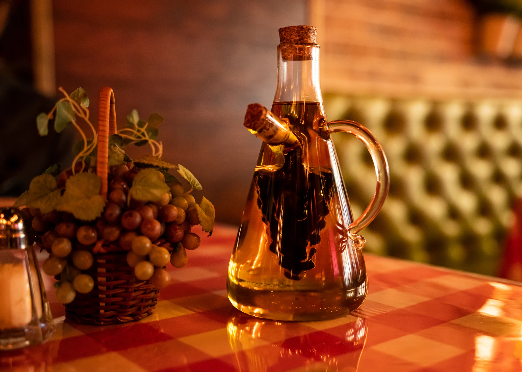 Decorative Olive Oil Bottle on Kitchen Counter Dream Home Decor