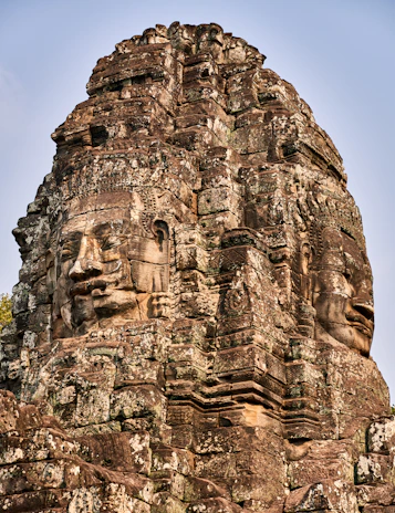 the face of a building made of stone