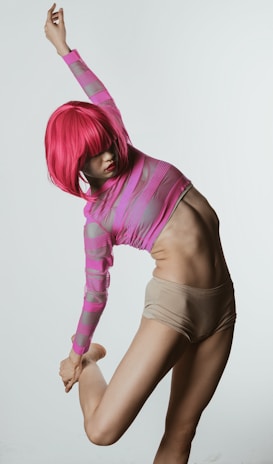 A spirited pose emphasizing the playful energy of livesex's top performers.