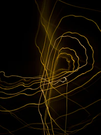 a black background with yellow lines in it