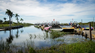 a bunch of boats that are sitting in the water