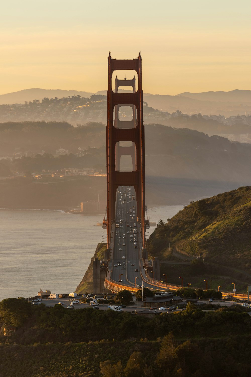 Une vue du Golden Gate Bridge à San Francisco
