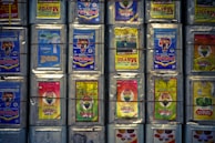 Rows of mini risers ready for shipment, showcasing their compact and efficient design.