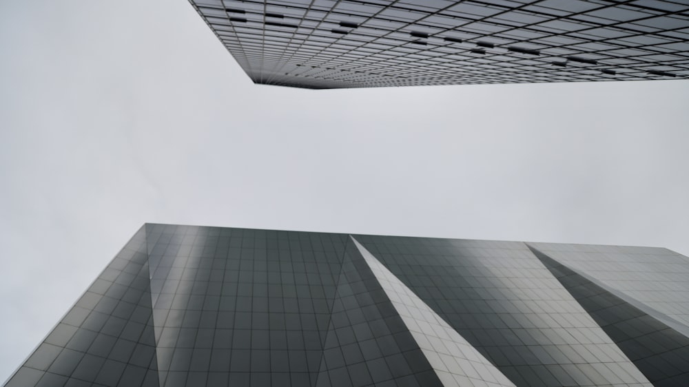 a very tall building with a sky in the background