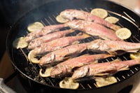 Pan-seared trout with lemon