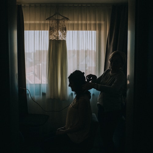 Wedding hair updo