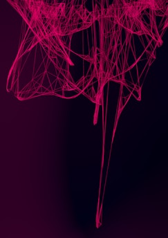 a purple abstract background with lines and shapes