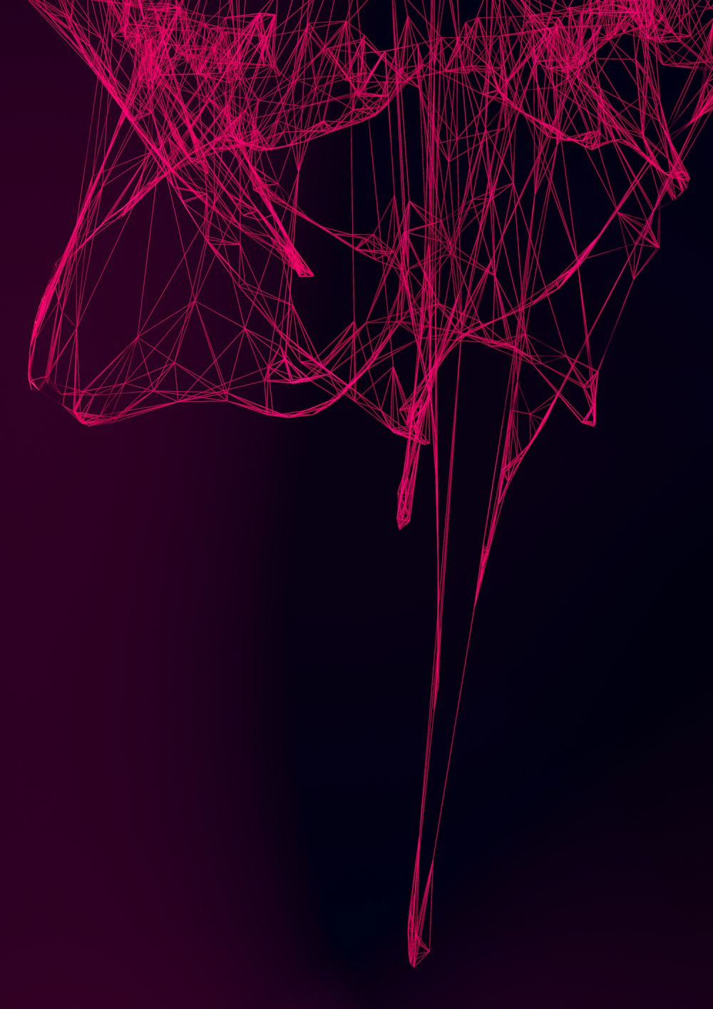 Un fond abstrait violet avec des lignes et des formes