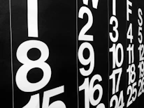 Close-up of a calendar marked with various architecture competition deadlines.