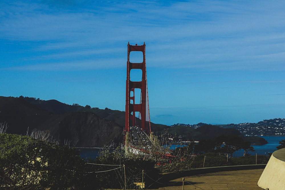 a view of the golden gate bridge in san francisco
