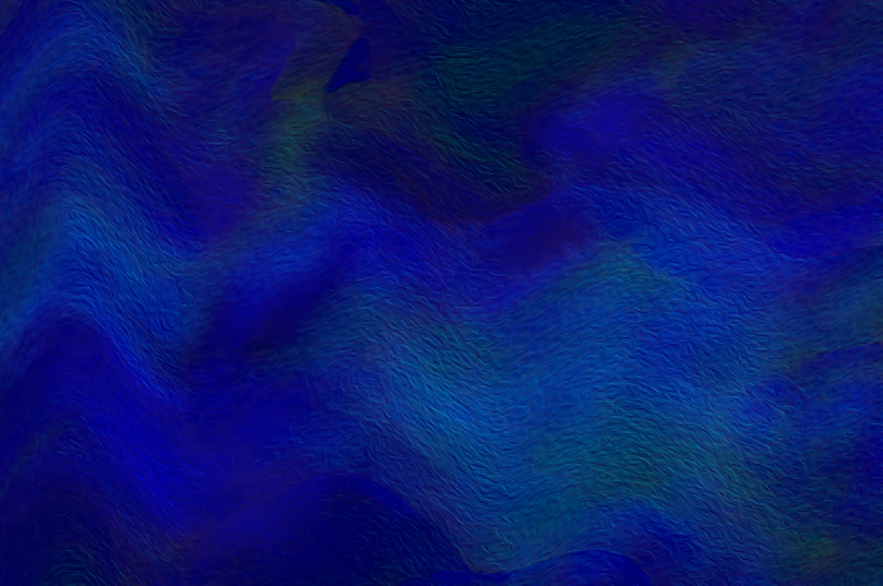 a blue and green background with wavy lines