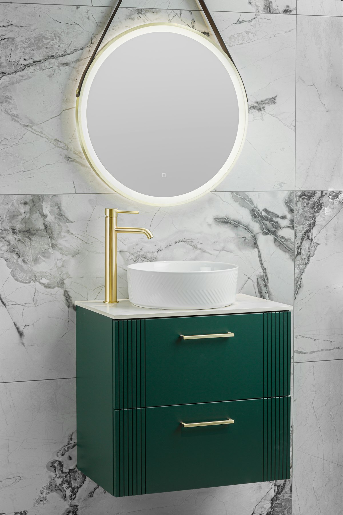 Espelho Redondo com LED: Projeto Completo para Banheiro, Lavabo e Quarto