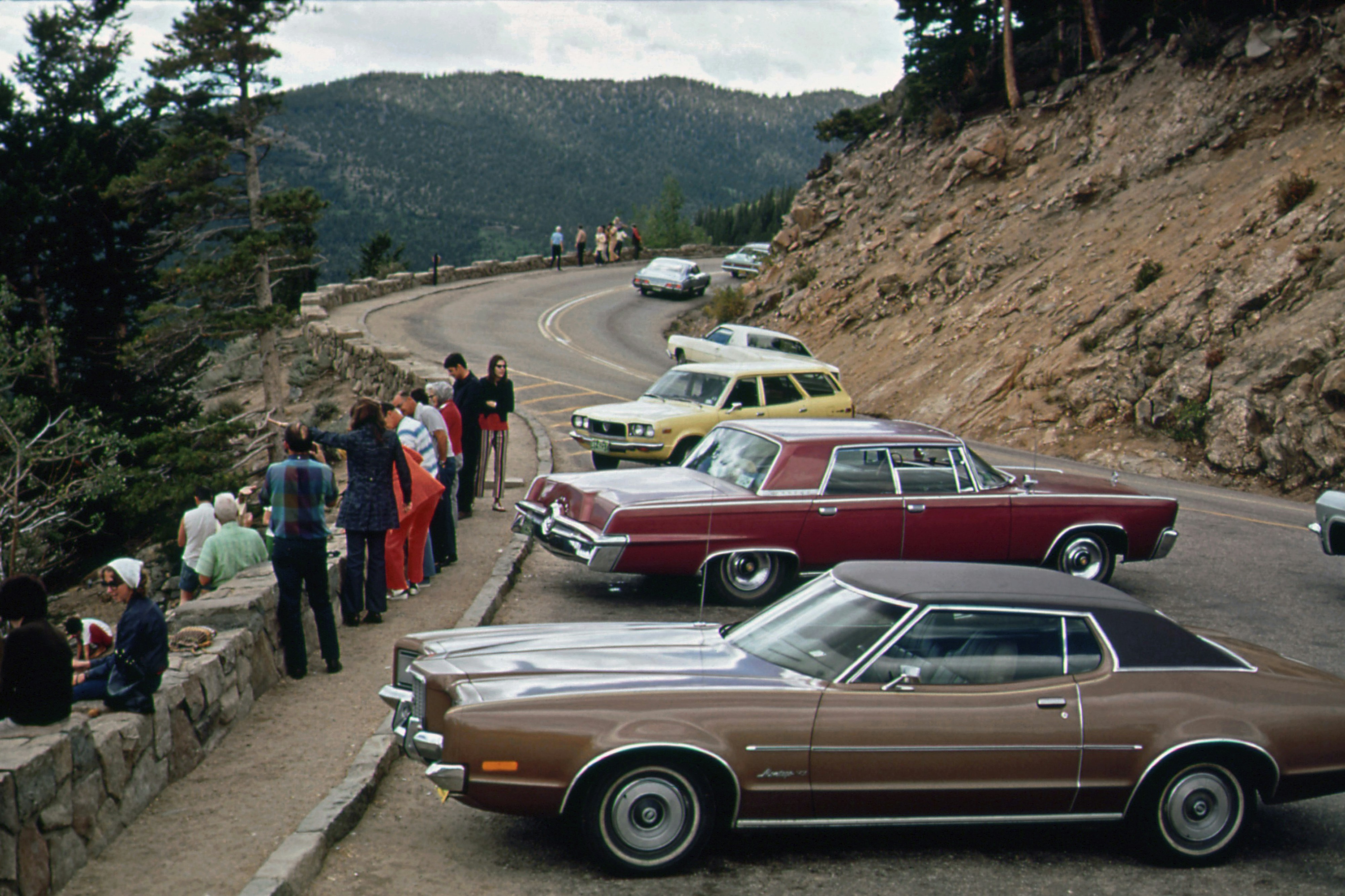 May 1972: Many Parks Curve, Colorado (Boyd Norton / Documerica)
