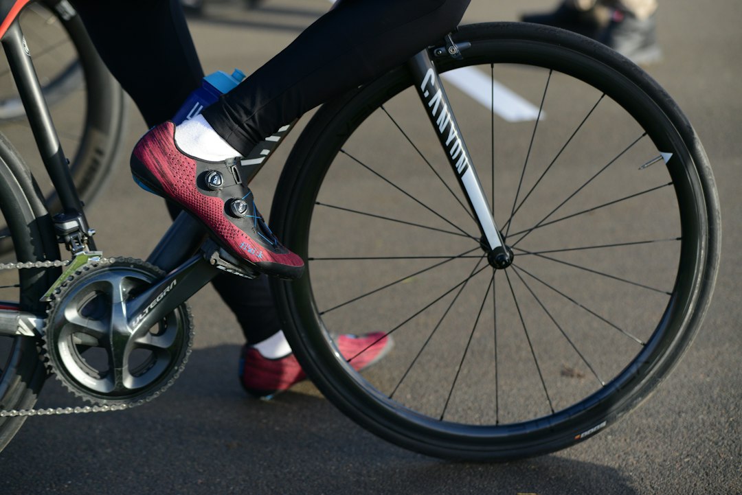 cycling shoes pair