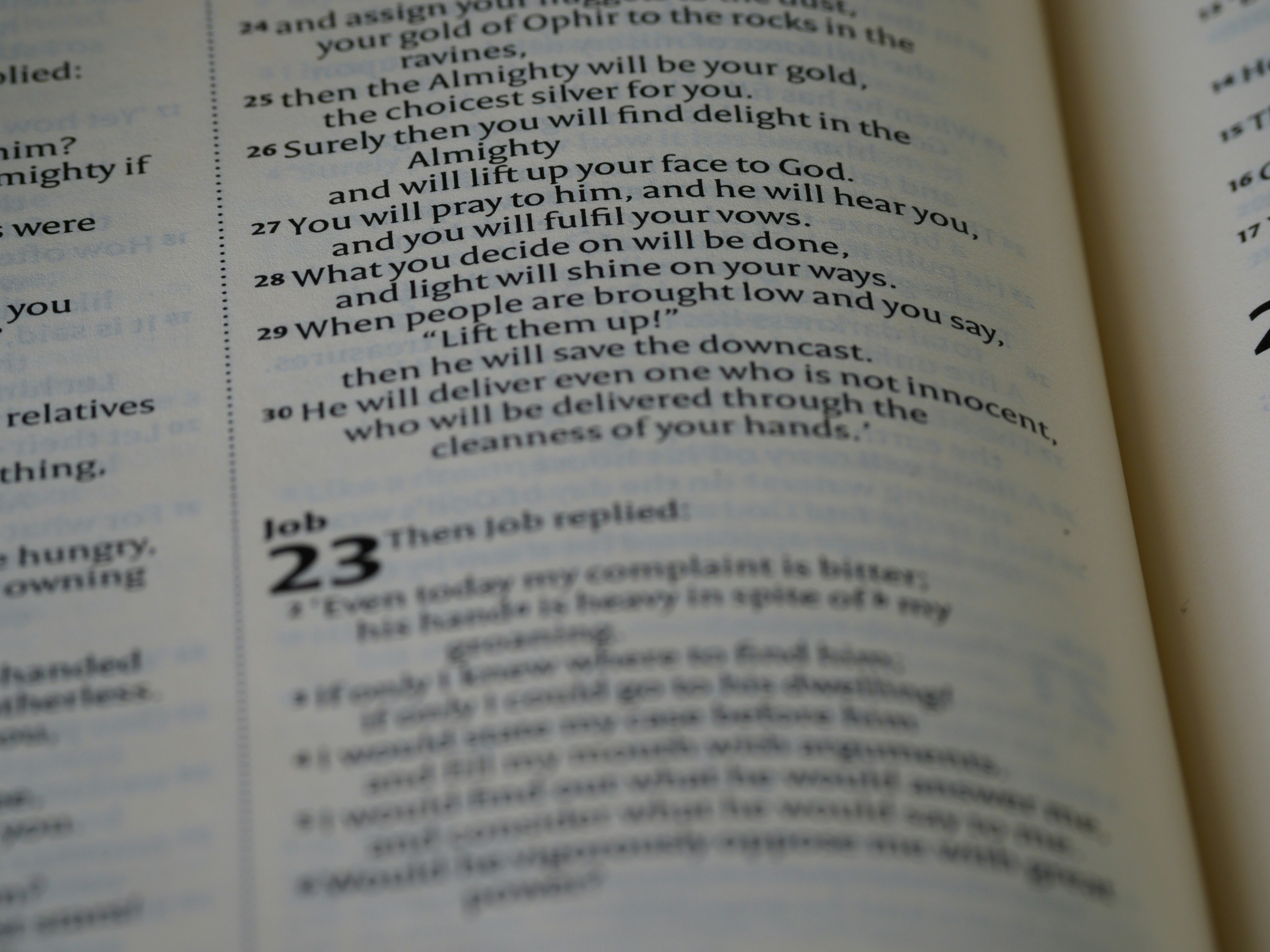 a close up of a book with an open page