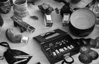 Various consumable materials laid out for easy access.