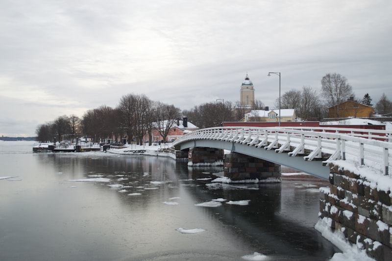 Winter slush Finland