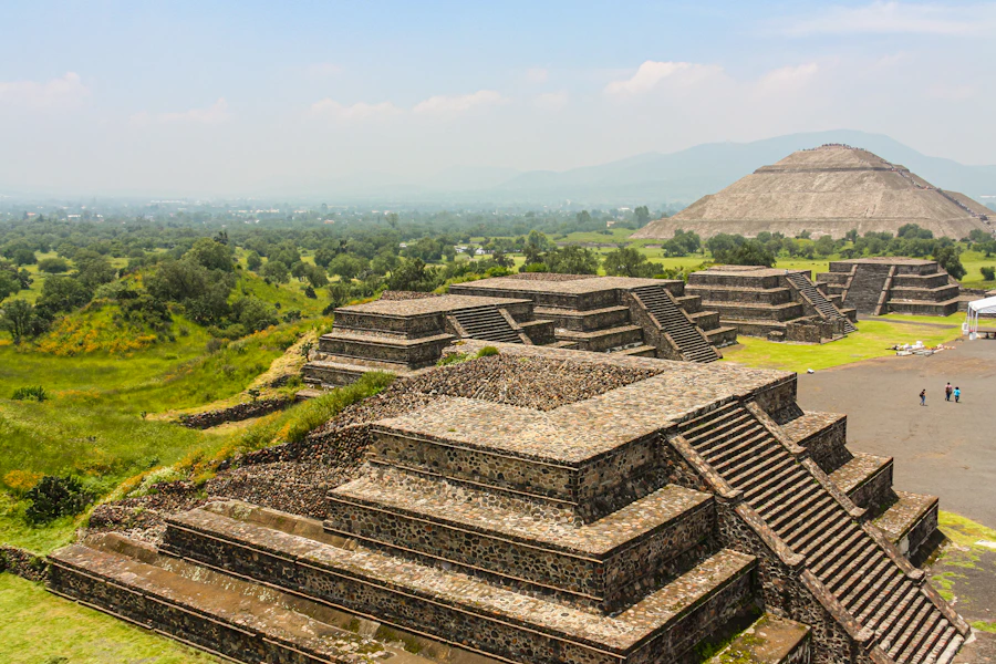 Teotihuacán pyramids in central Mexico
