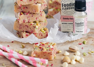 White Chocolate & Candy Floss Fudge