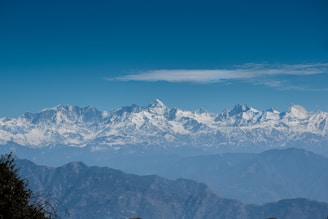 snow capped Himalayan skyline Ladakh