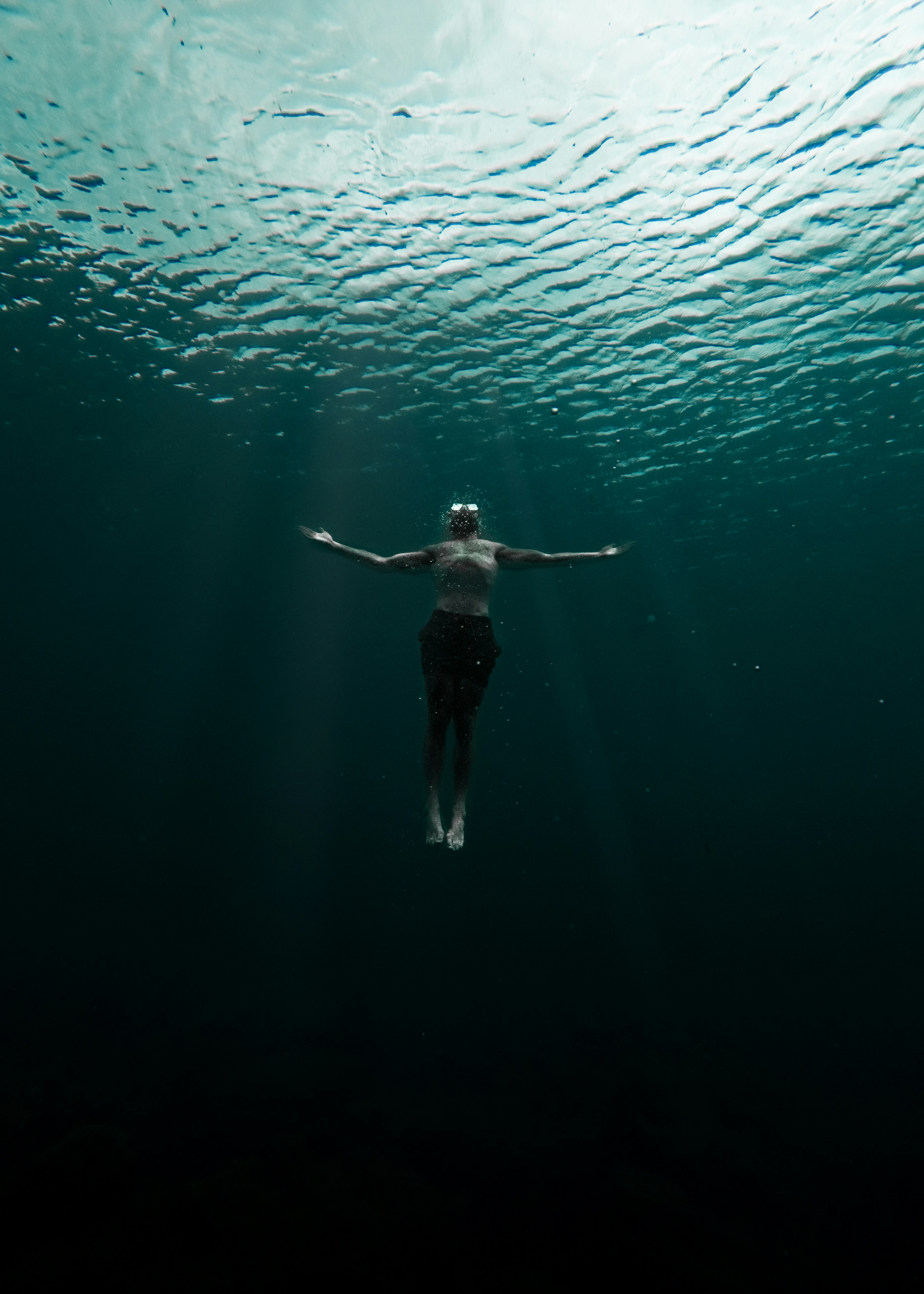 Floating Person In Water