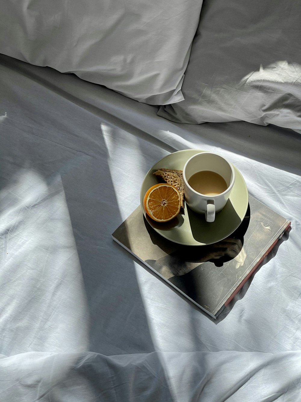 a cup of coffee sitting on top of a saucer