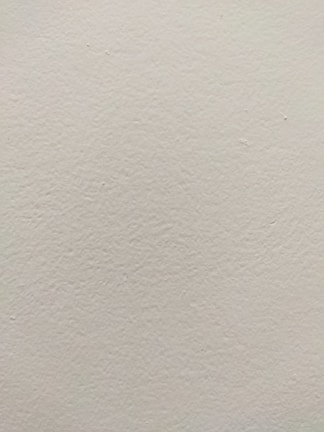 Interior wall painted in soft white with smooth, professional finish and subtle metallic accents.