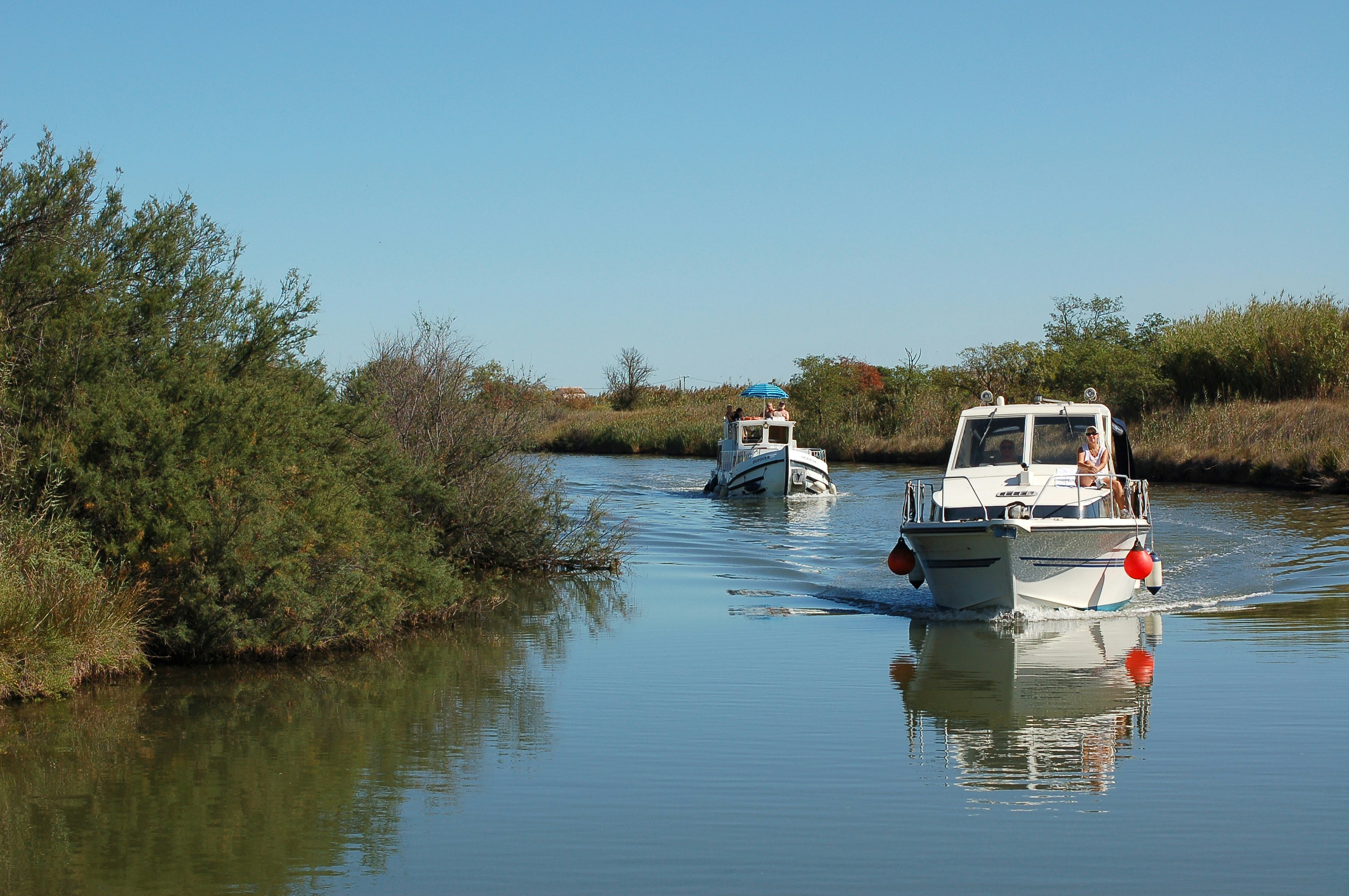 a couple of boats that are in the water