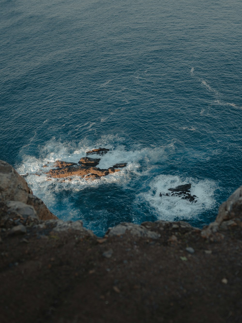 an island in the middle of a body of water