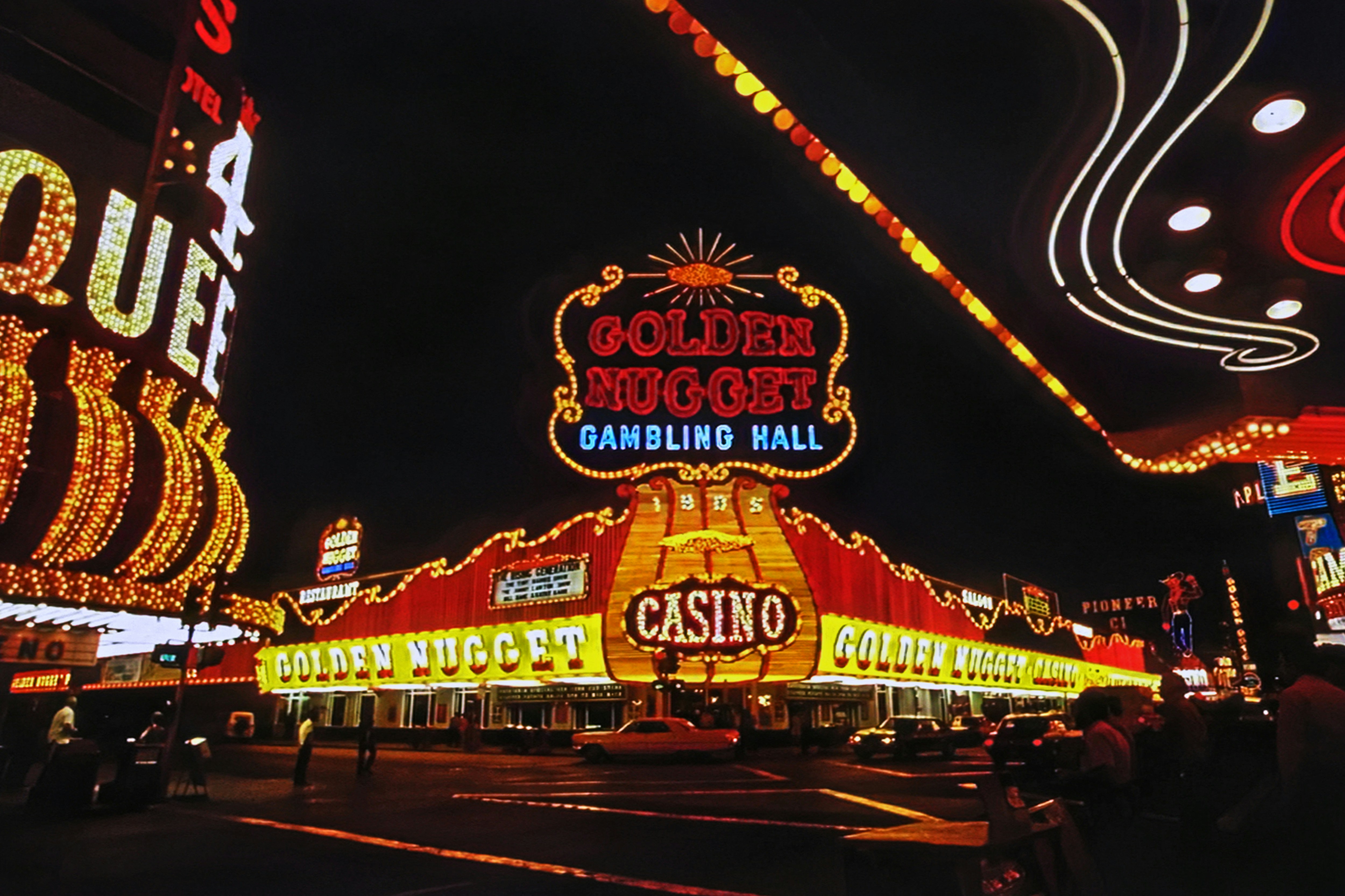 May 1972: Night lights, Las Vegas, Nevada (Charles O'Rear / Documerica)