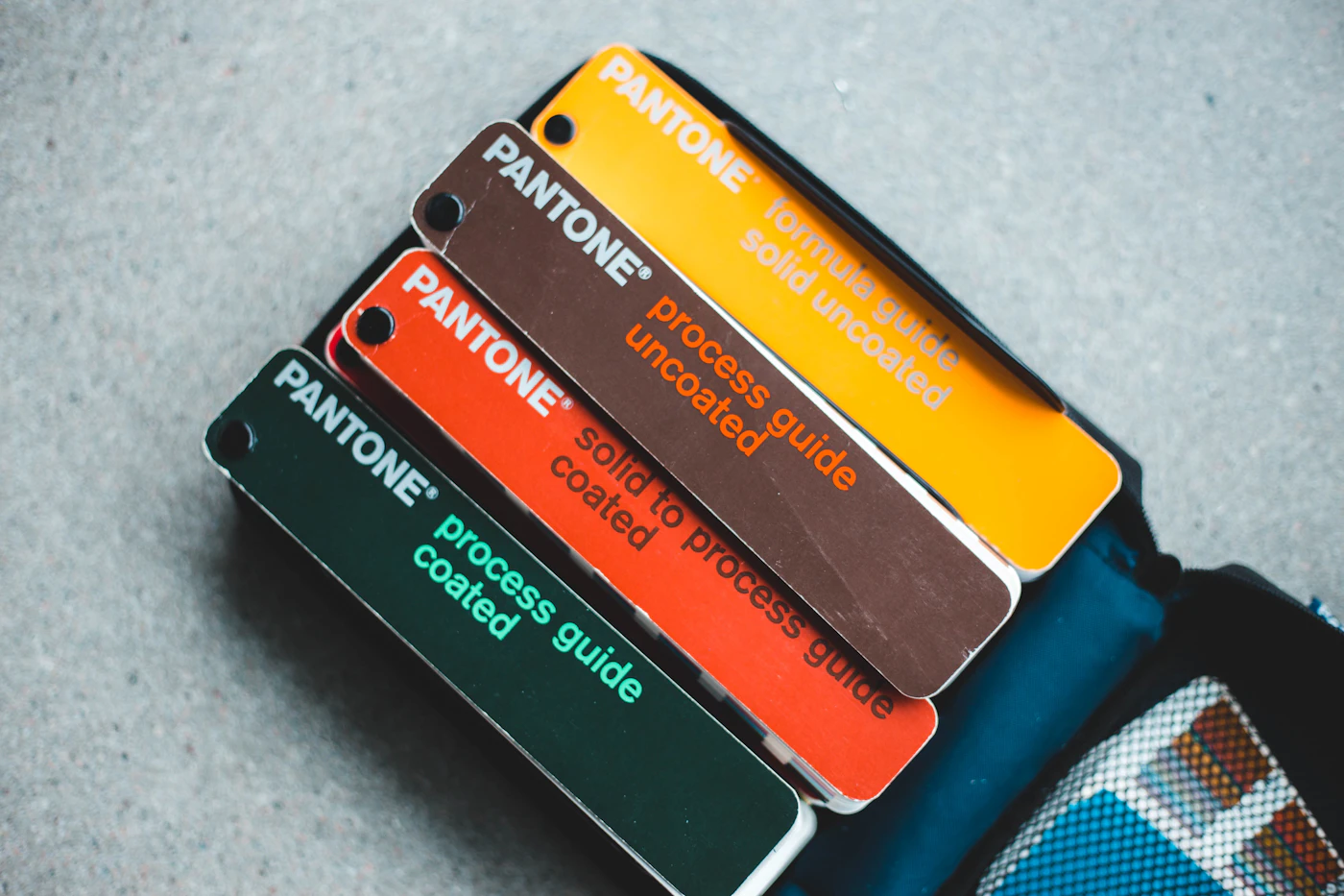 Luggage tag attached to a travel bag for easier identification