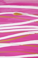 Abstract painting with bold pink strokes symbolizing empowerment.