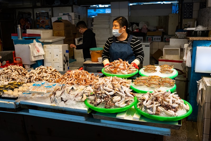 Omicho Market Kanazawa seafood