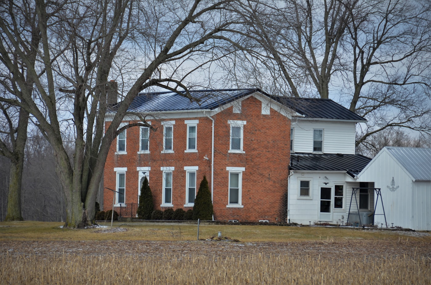 House with a metal roof