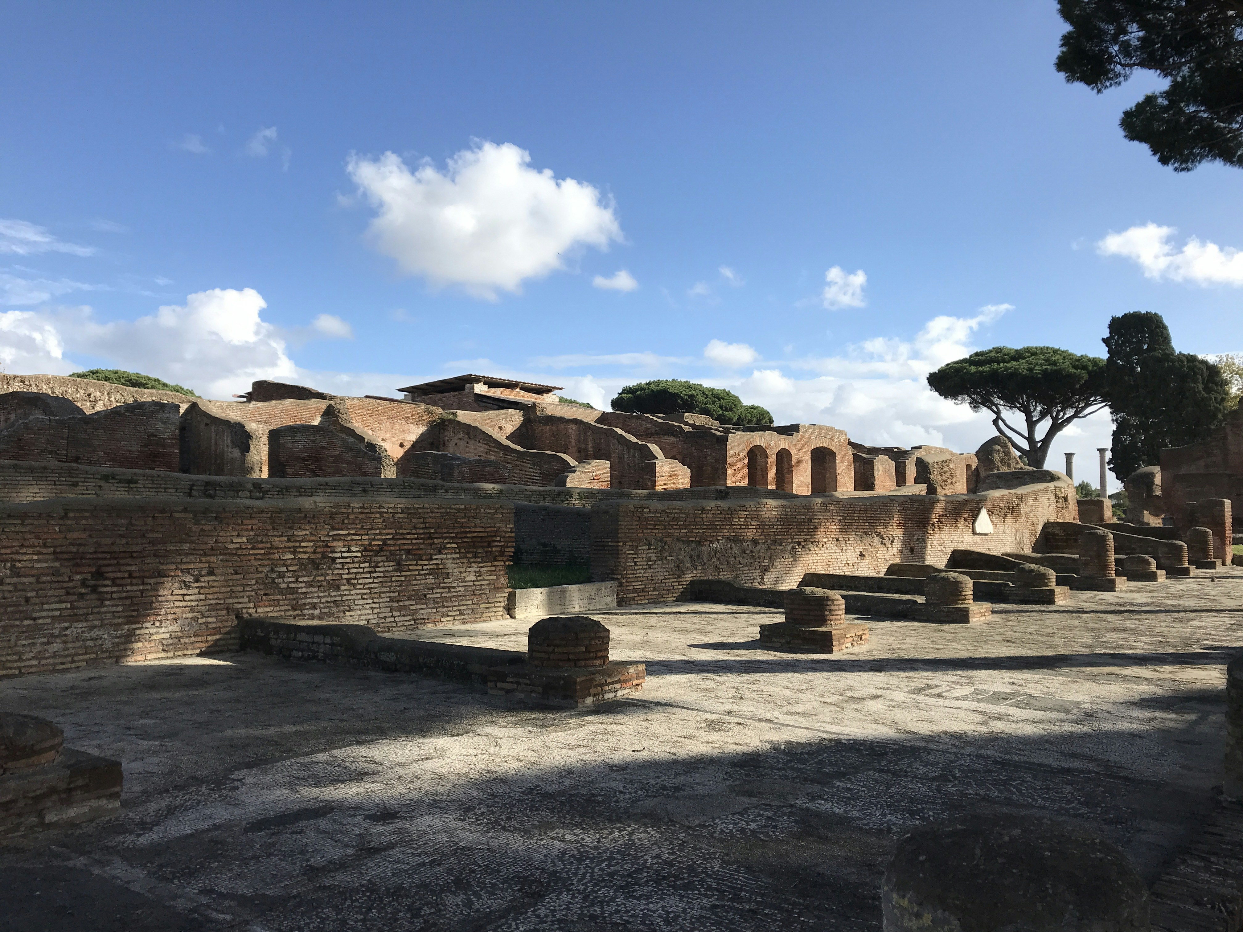 the ruins of the ancient city of pompei, 
