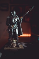 Close-up of a detailed 3D printed decorative figurine inspired by a popular TV series.