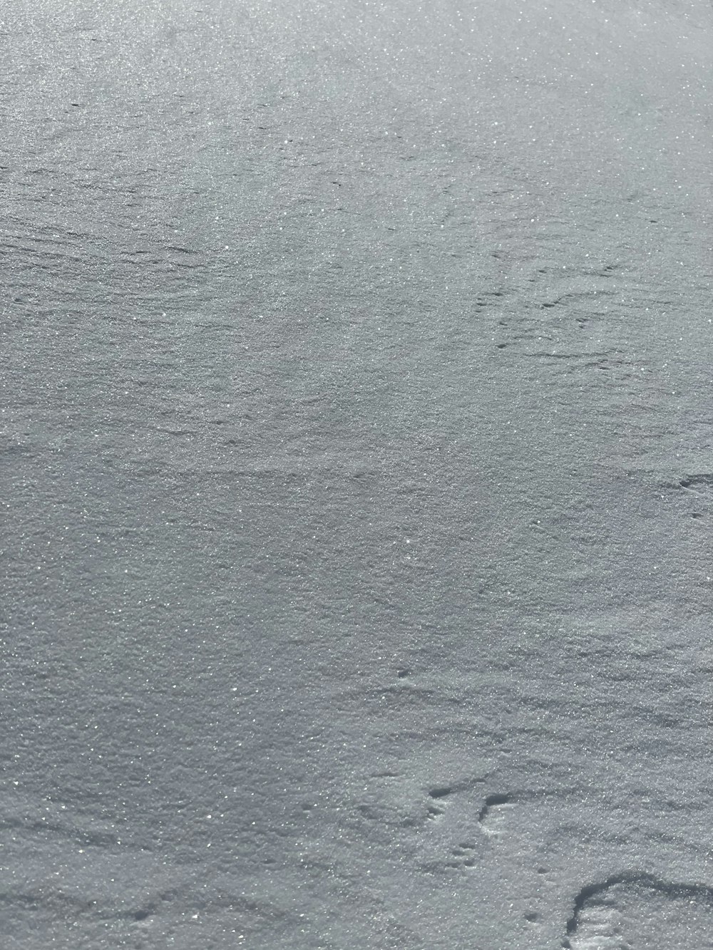 a person walking across a snow covered ground