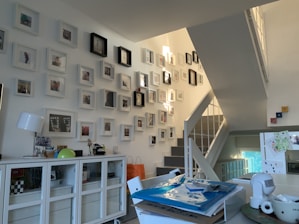 Before and after photos showing a room transformed by home staging.